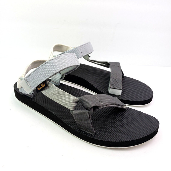 Teva Original Universal Mens Size 13 Blue White Gray Sport Sandals 1004006 - Picture 1 of 15